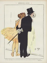 Illustration til Le Rire (farvelitografi)