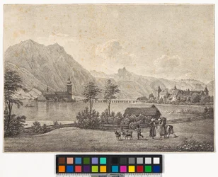 Traunsøen og Orth Slot