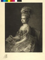 Ærkehertuginde af Østrig Marie Christine (radering)