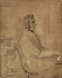 Fryderyk Chopin ved klaveret.