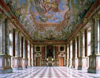 Marmorsalen i klosterkirken St. Florian