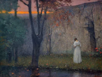 Autumn dawn af Schikaneder, Jakub (1855-1924)