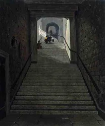 The Ancient Staircase, Windsor Castle, fra 