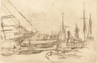 En skitse fra Billingsgate, 1878.