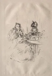 Afternoon Tea, Mrs. Phillips og Mrs. Charles Whibley.