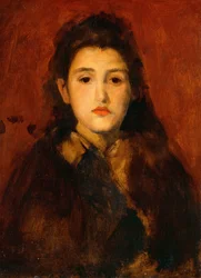 Alice Butt, ca. 1895 (olie på lærred)