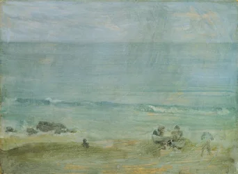 Ved kysten, St. Ives (olie om bord)