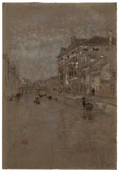 Kanal i Venedig Tobakslager, 1879-1880.