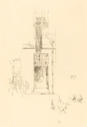 Haner og høns, Hôtel Colbert, 1891.