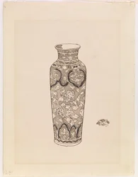 Cylindrisk krukke, 1876-1878.