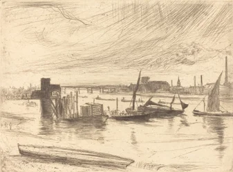 Tidlig morgen, Battersea, 1861.