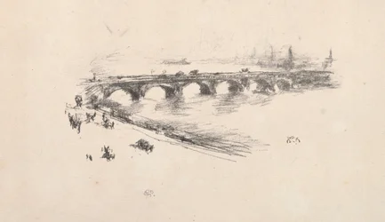 Aften, Little Waterloo Bridge, 1896.