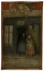 Guld og orange: The Neighbors, ca. 1894-95 (olie på træpanel)