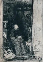 Den gamle kvinde i klude, 1858 1903-1904