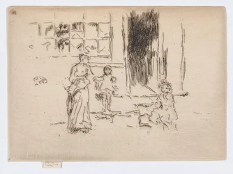 Petticoat Lane, ca. 1886-88 (radering; blæk på papir)