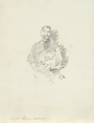 Portræt af Stéphane Mallarmé