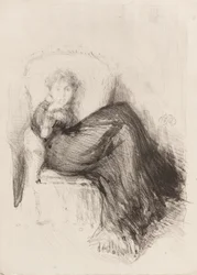 Studie - Maude Seated, 1878.