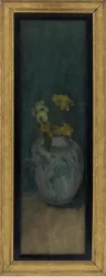 Den blå pige-fragment: gul og blå, 1872-1876.