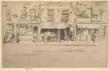 The Fish Shop, travle Chelsea Fish Shop, Chelsea, 1886-87.