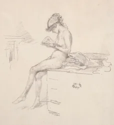 Den lille nøgenmodellæsning, 1890.