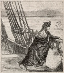 The Majors Daughter: Clara Vinraces Farvel til sin far, 1862.