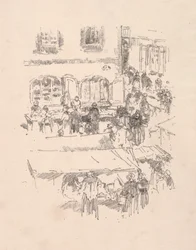 Markedspladsen, Vitre, 1893.