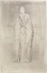 Modellen hviler, 1870