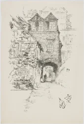 Præstens hus, Rouen, 1894-95 (litho på papir)