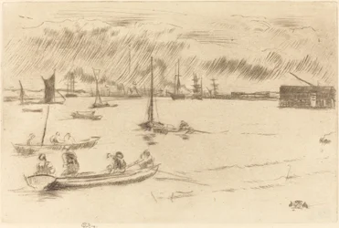 Themsen mod Erith, ca. 1877.