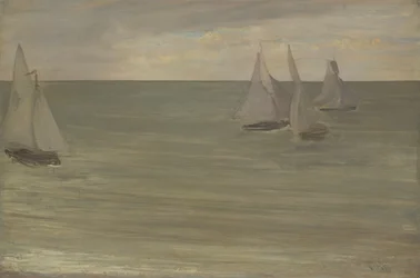 Trouville grå og grøn, Sølvhavet, 1865.