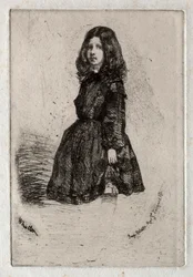 Tolv ætsninger fra naturen: Annie, 1858.