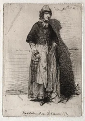 Tolv ætsninger fra naturen: La Mère Gérard, 1858.
