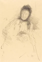 Ufærdig skitse af Lady Haden, 1895.