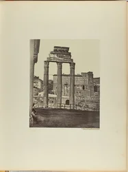 Castor og Pollux-templet i Forum Romanum, også kendt som Minerva Chalcidica-templet