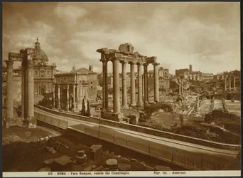 Forum Romanum, set fra hovedstaden
