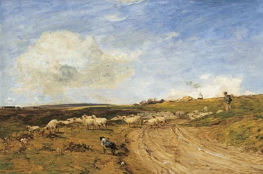 A Breezy Day (olie på lærred)