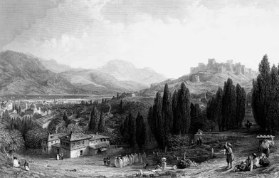 Smyrna, Tyrkiet, 1800-tallet.