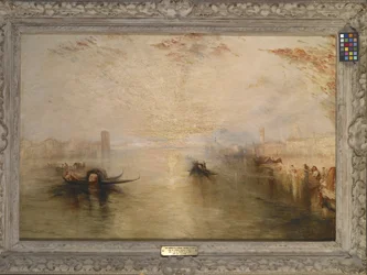 San Benedetto Looking Toward Fusina (After Turner) (olie på lærred)