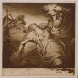 Kong Lear og Cordelia