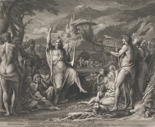 Orpheus instructing..in Theology (Designs for the Walls of the Great Room of Society for the Encouragement of the Arts)