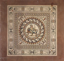 Romersk tesselleret fortov, opdaget i Leadenhall Street, London, 1804