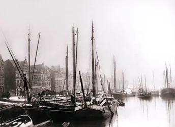 Kanalbåde, Rotterdam, 1898.