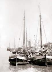 Kanalbåde, Rotterdam, 1898.