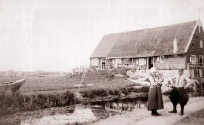 Indbyggere på Marken Island, Holland, 1898.