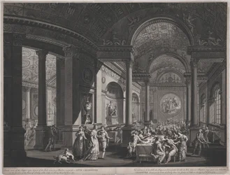 Fete Champetre, 9. juni 1774 (Inde i nadverstuen)