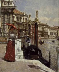 På Canal Grande, Venedig