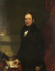Portræt af William Fripp Esq., D.L., J.P. (olie på lærred)