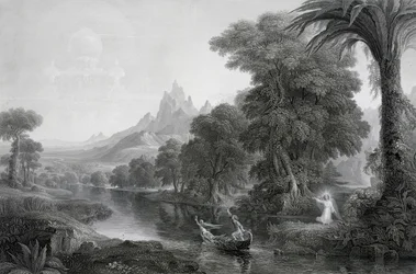 Livets rejse: Ungdom, ca. 1855