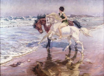 En tur på stranden