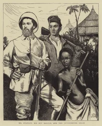 Stanley, hans dreng Kalulu og tolken Selim